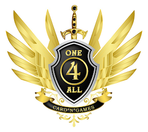 ONE 4 ALL CARD "N" GAMES logo