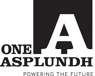 ONE A ASPLUNDH POWERING THE FUTURE logo