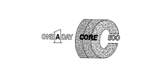 ONE A DAY CORE C-500 logo