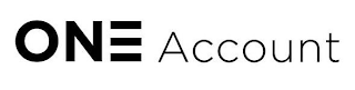 ONE ACCOUNT logo