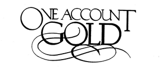 ONE ACCOUNT GOLD logo