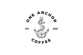 ONE ANCHOR COFFEE EST. 2022 logo