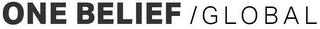 ONE BELIEF / GLOBAL logo
