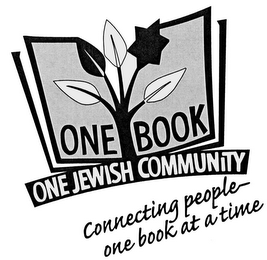 ONE BOOK ONE JEWISH COMMUNITY CONNECTING PEOPLE ONE BOOK AT A TIME logo