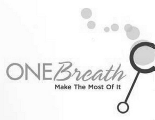 ONE BREATH MAKE THE MOST OF IT logo