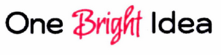ONE BRIGHT IDEA logo