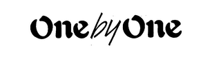 ONE BY ONE logo