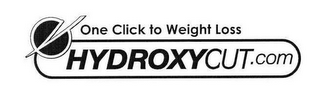 ONE CLICK TO WEIGHT LOSS HYDROXYCUT.COM logo