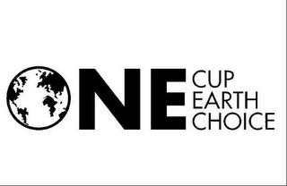 ONE CUP EARTH CHOICE logo