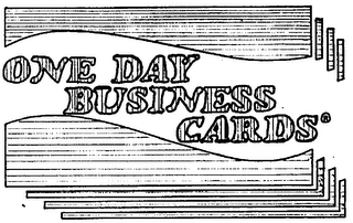 ONE DAY BUSINESS CARDS logo