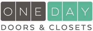 ONE DAY DOORS & CLOSETS logo