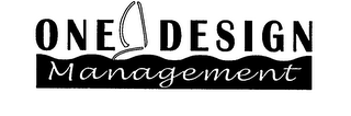 ONE DESIGN MANAGEMENT logo