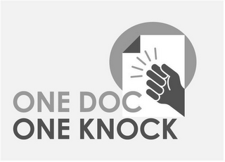 ONE DOC ONE KNOCK logo