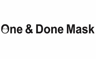 ONE & DONE MASK logo