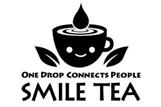 ONE DROP CONNECTS PEOPLE SMILE TEA logo