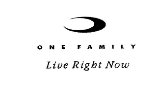 ONE FAMILY LIVE RIGHT NOW logo
