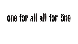 ONE FOR ALL ALL FOR ÖNE logo