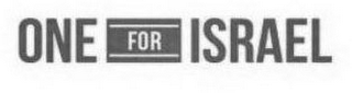 ONE FOR ISRAEL logo