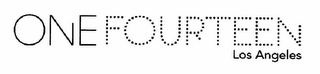 ONE FOURTEEN LOS ANGELES logo