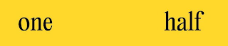 ONE HALF logo