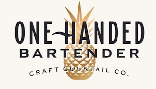 ONE-HANDED BARTENDER CRAFT COCKTAIL CO. logo
