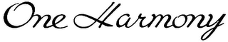 ONE HARMONY logo