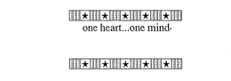 ONE HEART...ONE MIND logo