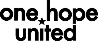 ONE HOPE UNITED logo