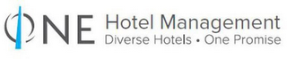 ONE HOTEL MANAGEMENT DIVERSE HOTELS  ·ONE PROMISE logo