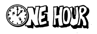 ONE HOUR logo
