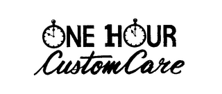 ONE HOUR CUSTOM CARE logo