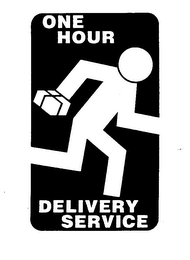 ONE HOUR DELIVERY SERVICE logo