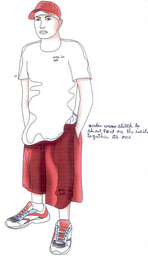 ONE IN ALL UNDER WEAR STITCH TO SHORT PANT ON THE INSIDE TOGETHER AS ONE logo