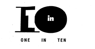 ONE IN TEN logo