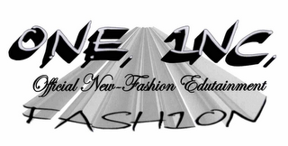 O.N.E. INC. OFFICIAL NEW-FASH1ON EDUTAINMENT FASH1ON logo