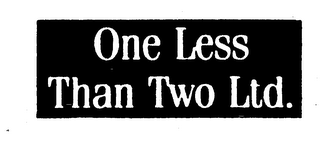 ONE LESS THAN TWO LTD. logo