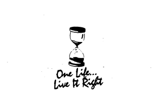 ONE LIFE LIVE IT RIGHT logo
