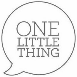 ONE LITTLE THING logo
