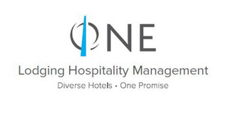ONE LODGING HOSPITALITY MANAGEMENT DIVERSE HOTELS  ·  ONE PROMISE logo