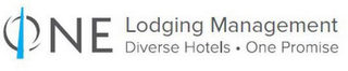 ONE LODGING MANAGEMENT DIVERSE HOTELS· ONE PROMISE logo