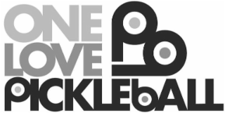 ONE LOVE PICKLEBALL PB logo