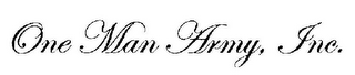 ONE MAN ARMY, INC. logo