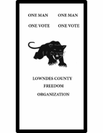 ONE MAN ONE VOTE LOWNDES COUNTY FREEDOM ORGANIZATION ONE MAN ONE VOTE logo