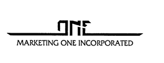 ONE MARKETING ONE INCORPORATED logo