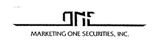 ONE MARKETING ONE SECURITIES, INC. logo