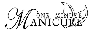 ONE MINUTE MANICURE logo