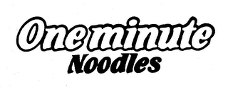ONE MINUTE NOODLES logo