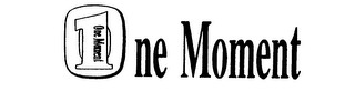 ONE MOMENT logo