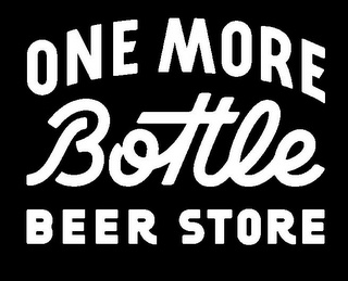 ONE MORE BOTTLE BEER STORE logo
