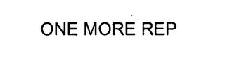 ONE MORE REP logo